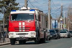 В Москве загорелось трехэтажное здание