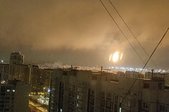 Жители юга-востока Москвы сообщили об огненном зареве в небе