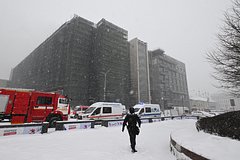 Пожар во дворе «Известий» в центре Москвы ликвидировали